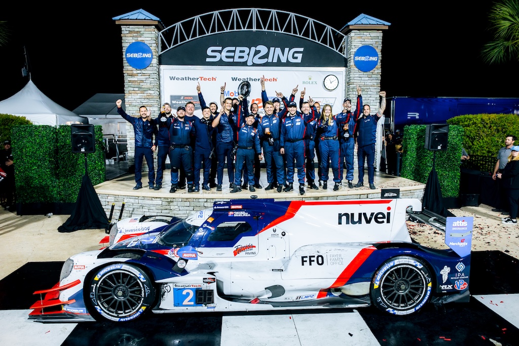 Dansk triumf på Sebring: Mikkel Jensen vinder 12-timersløbet.
(Foto: United Autosports)